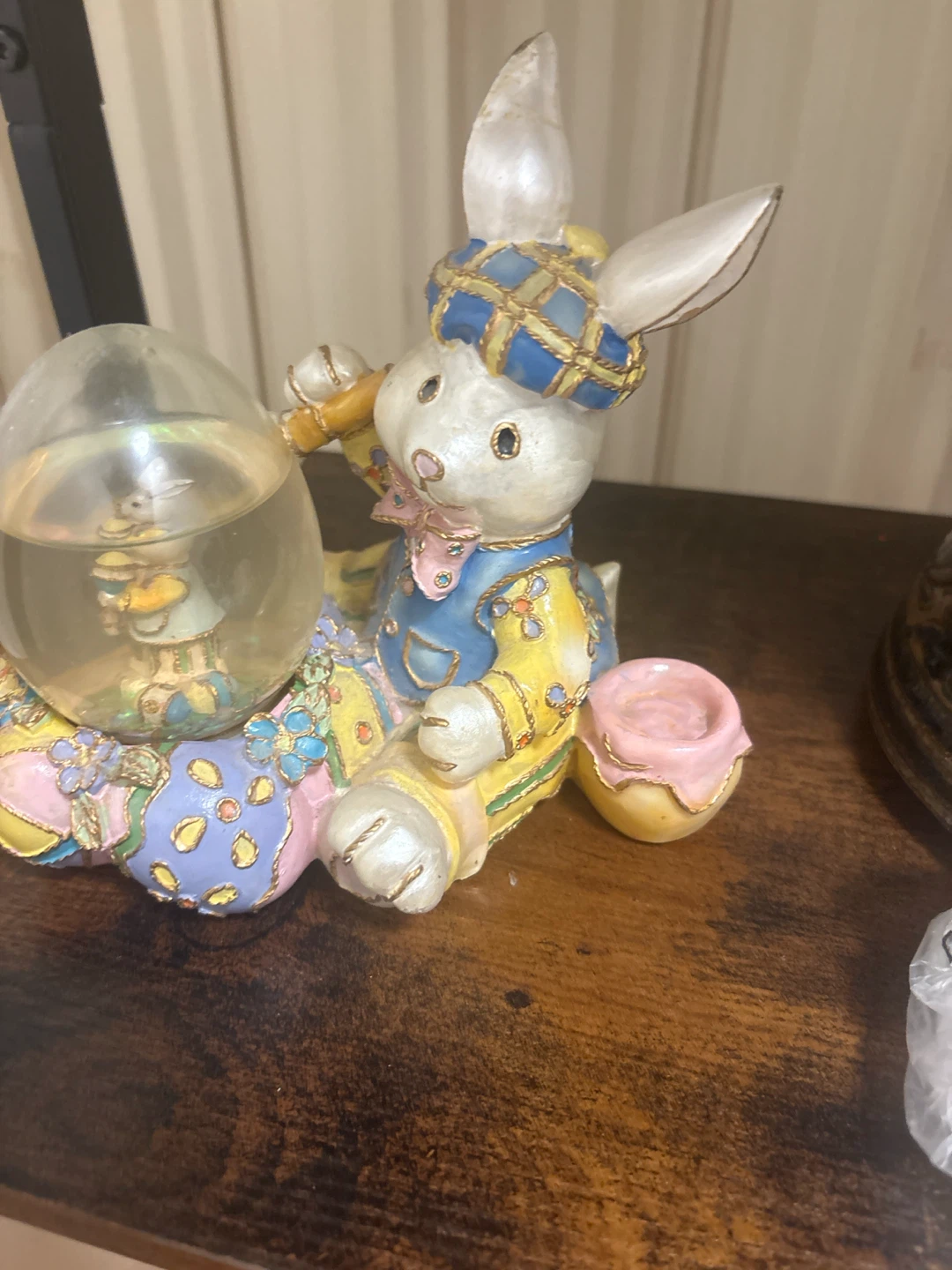 Easter Bunny Water Globe Figurine, clown pair, and etc… - photo 4