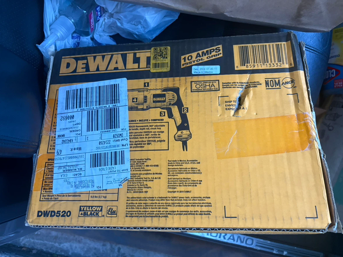 DEWALT 1/2" Dual Speed Hammerdrill + 20pc Screwdriver Bit Set - photo 3