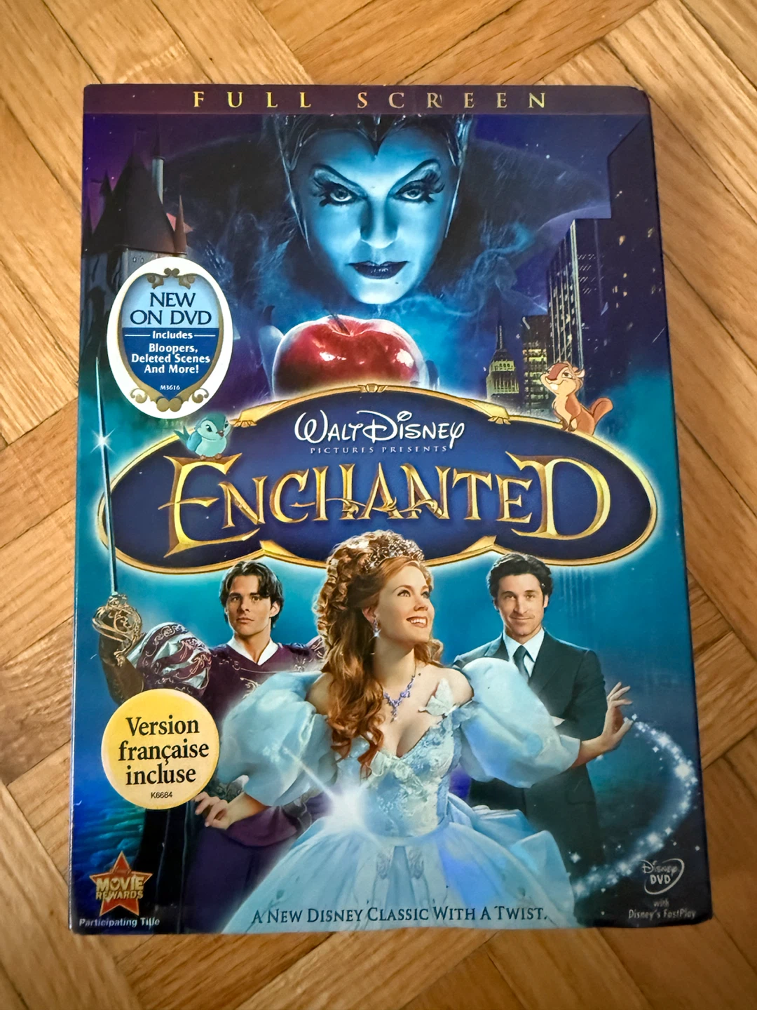 Disney's Enchanted Full Screen DVD