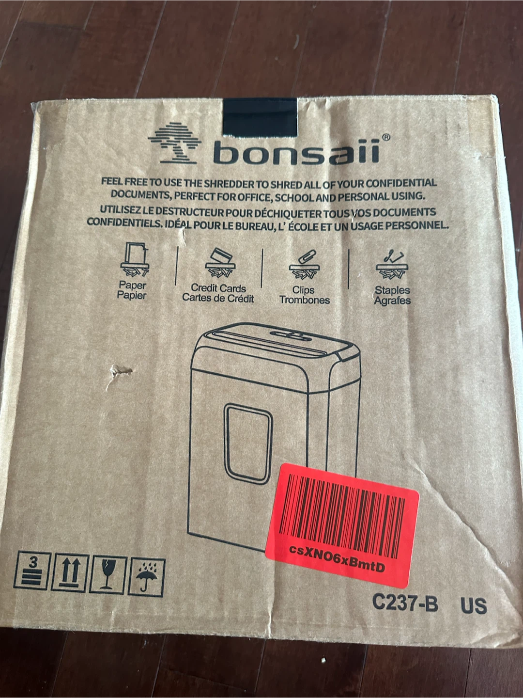 bonsaii Paper Shredder/Déchiqueteuse de Papier - photo 3