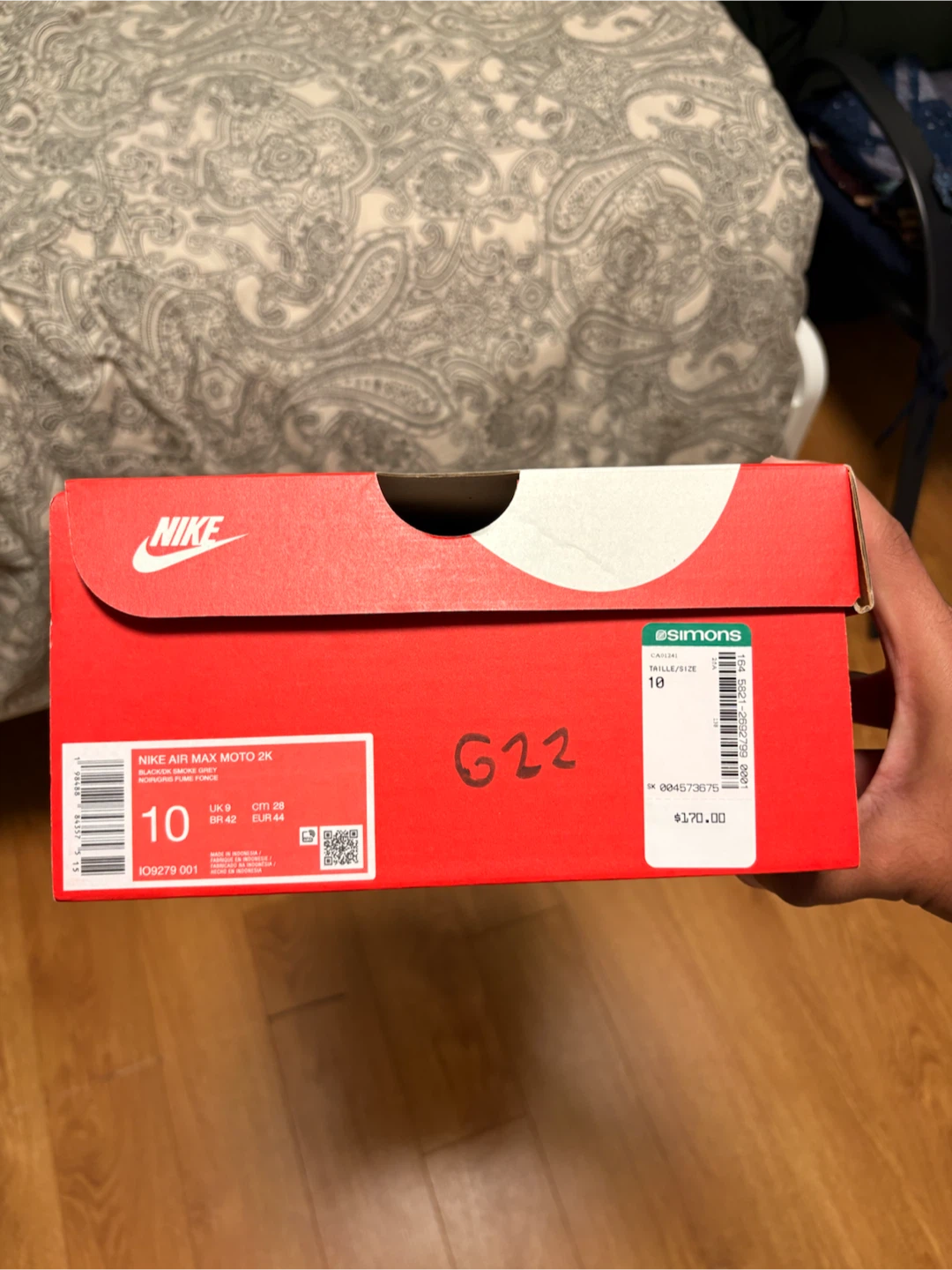 Nike Air Max Moto 2K Men's Running Shoes - Size 10 - photo 4