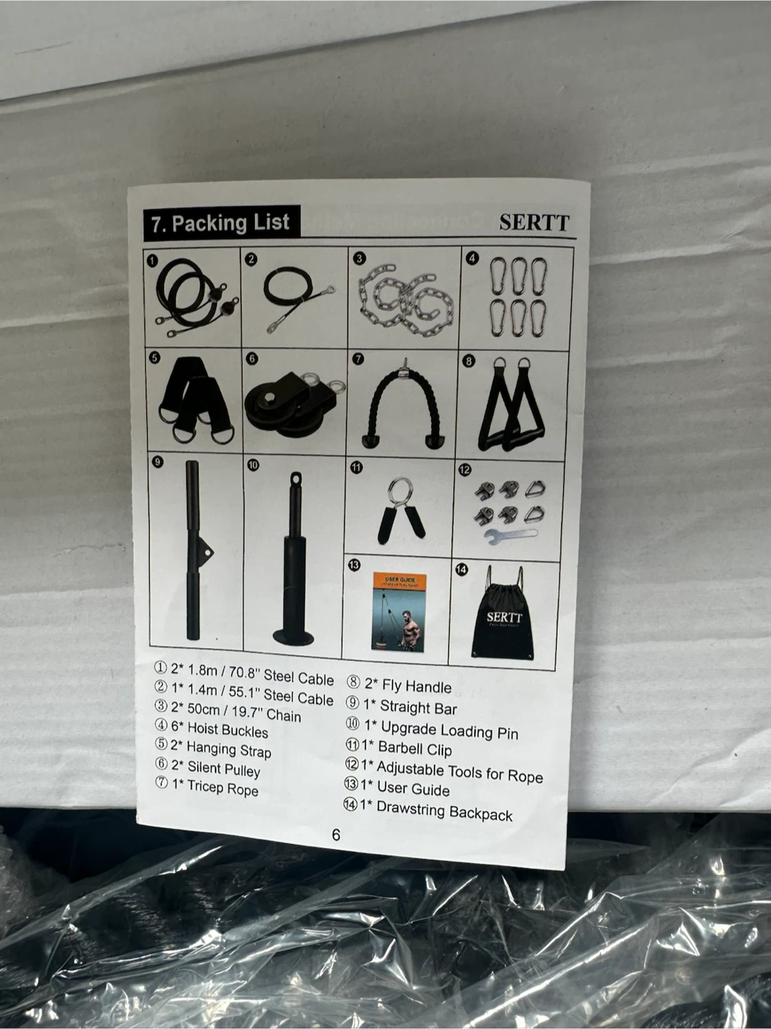 SERTT Upgrade Pulley System Fitness Equipment - photo 3