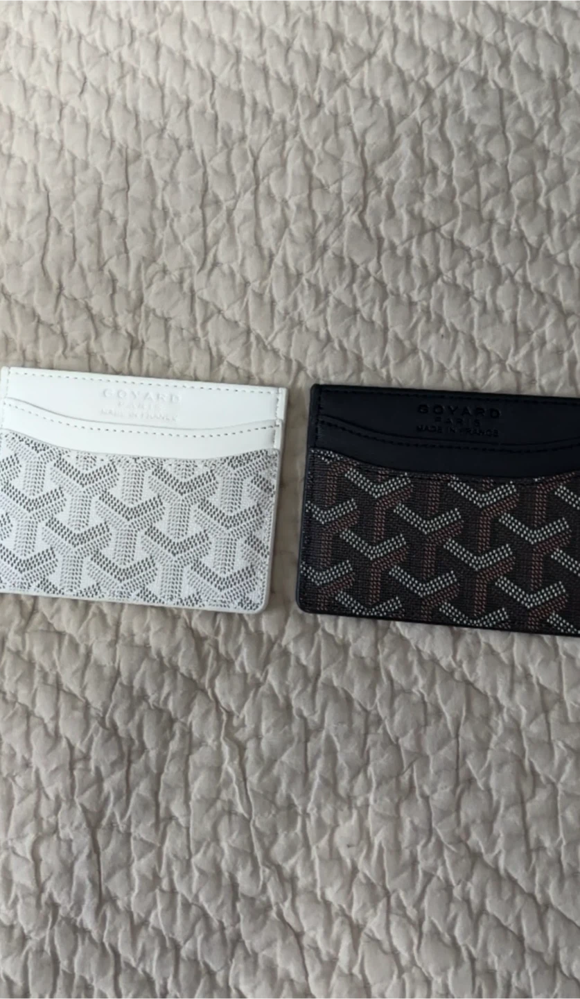 Goyard Card Holders (White & Black)