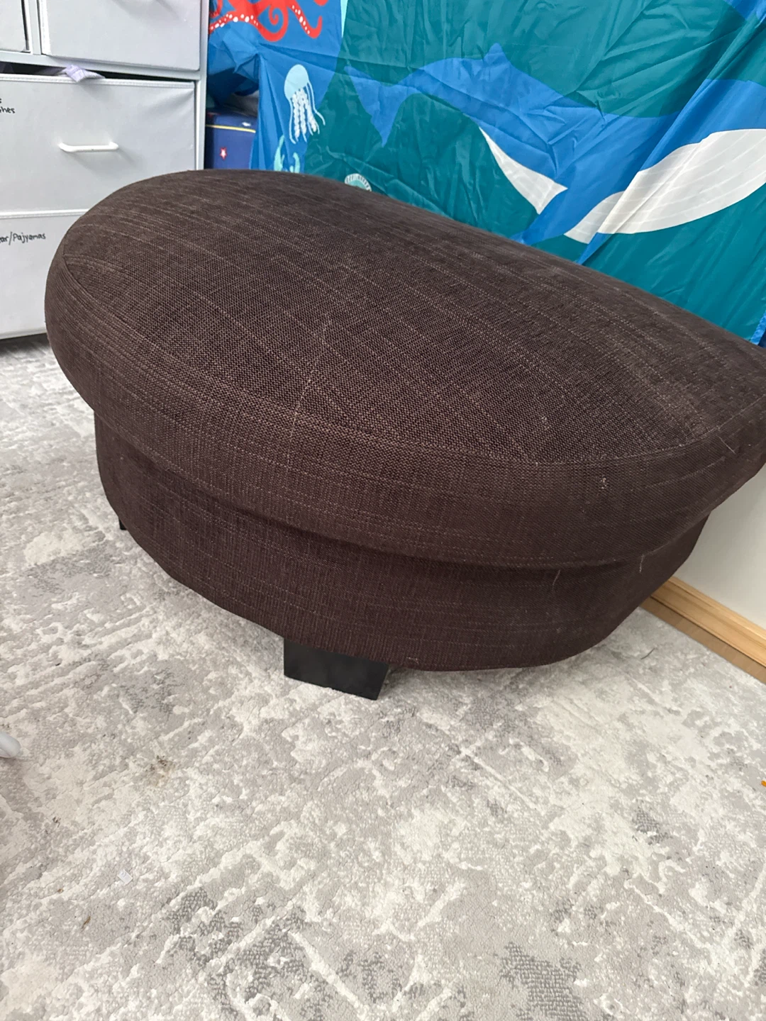 Brown Ottoman - photo 2