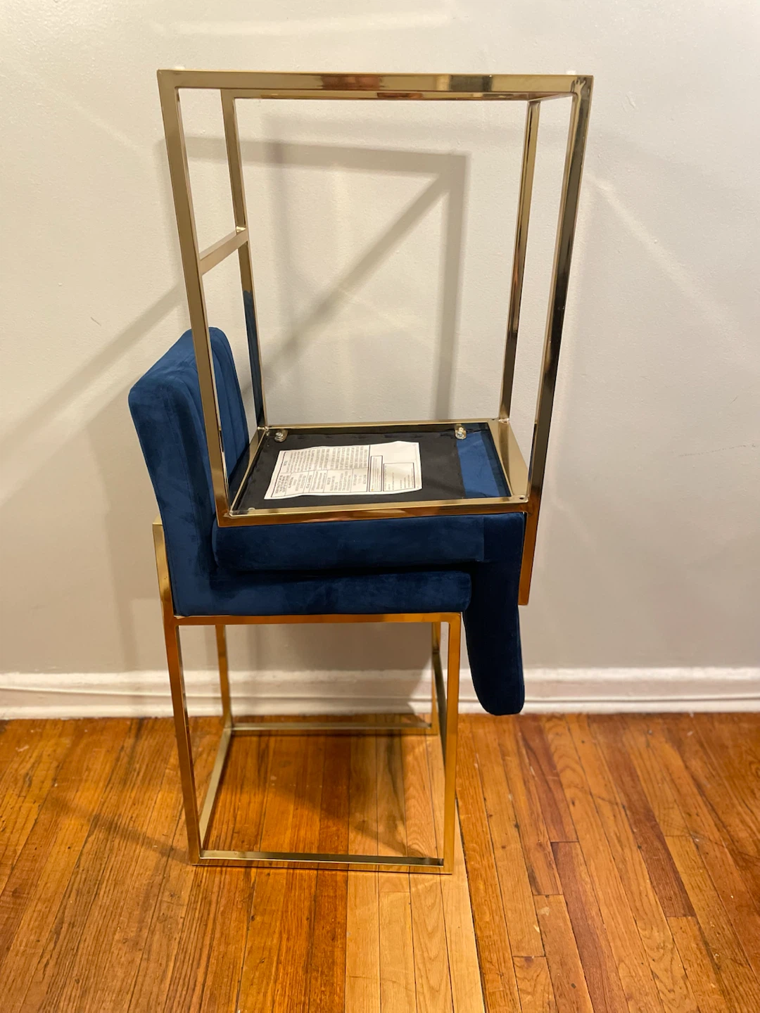 Velvet Fabric Bar Stools (Set of 2) $200 - photo 5
