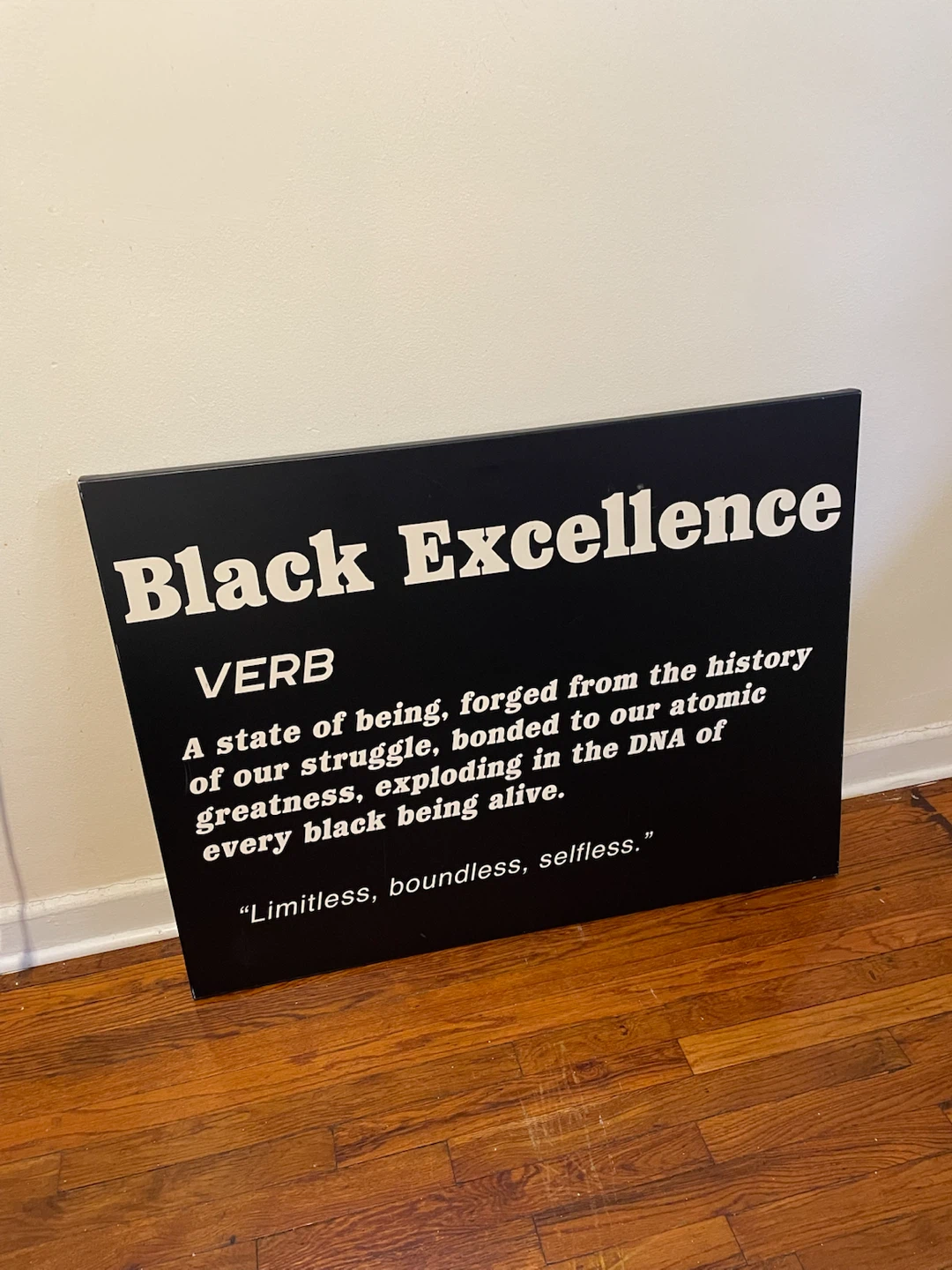 Black Excellence Wall Art $60 - photo 3