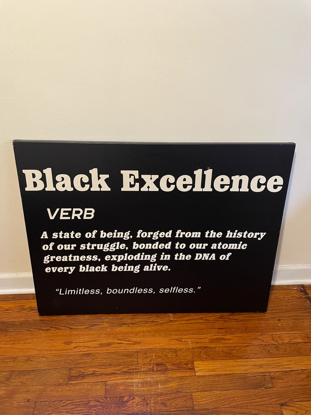 Black Excellence Wall Art $60 - photo 4