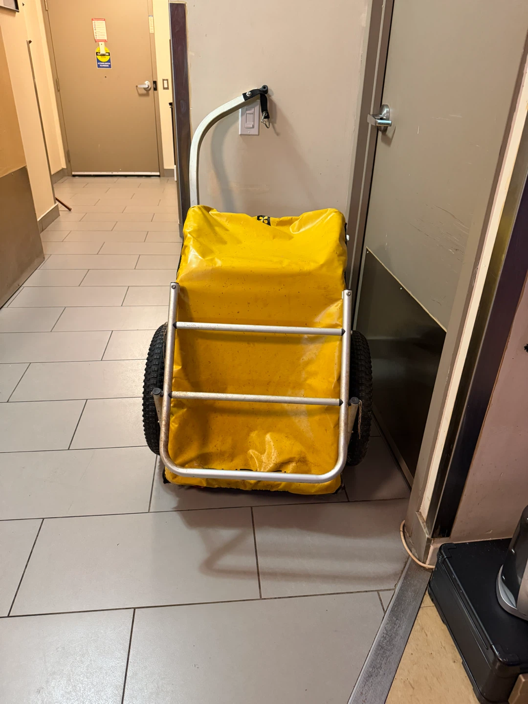 Burley Yellow Cargo Trailer