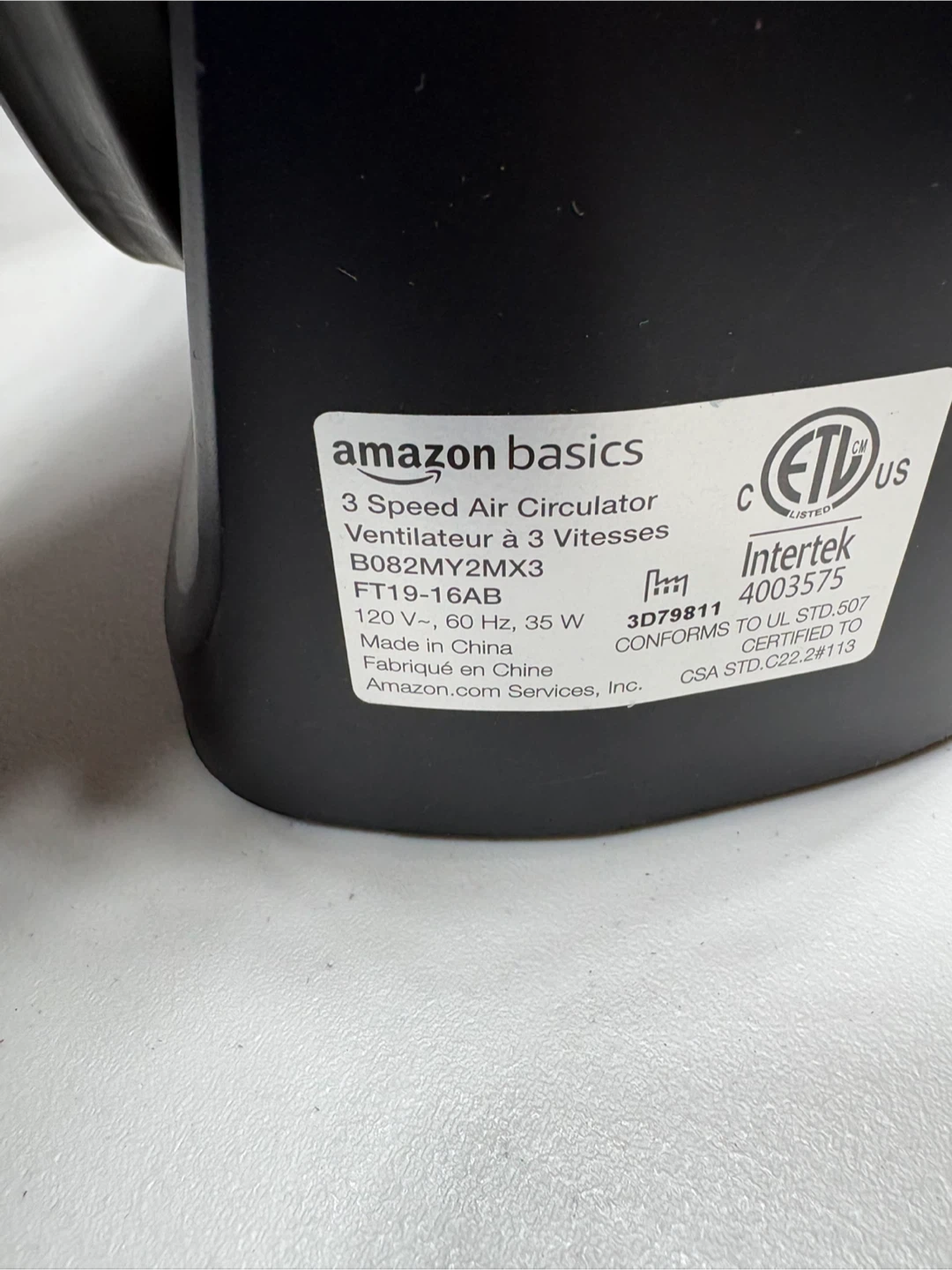 Amazon Basics 3 Speed Air Circulator Fan and Steampunk Fan - photo 3
