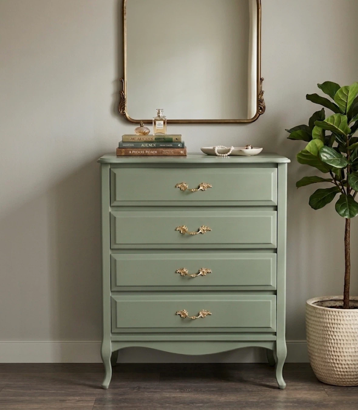 Vintage solid wood Dresser