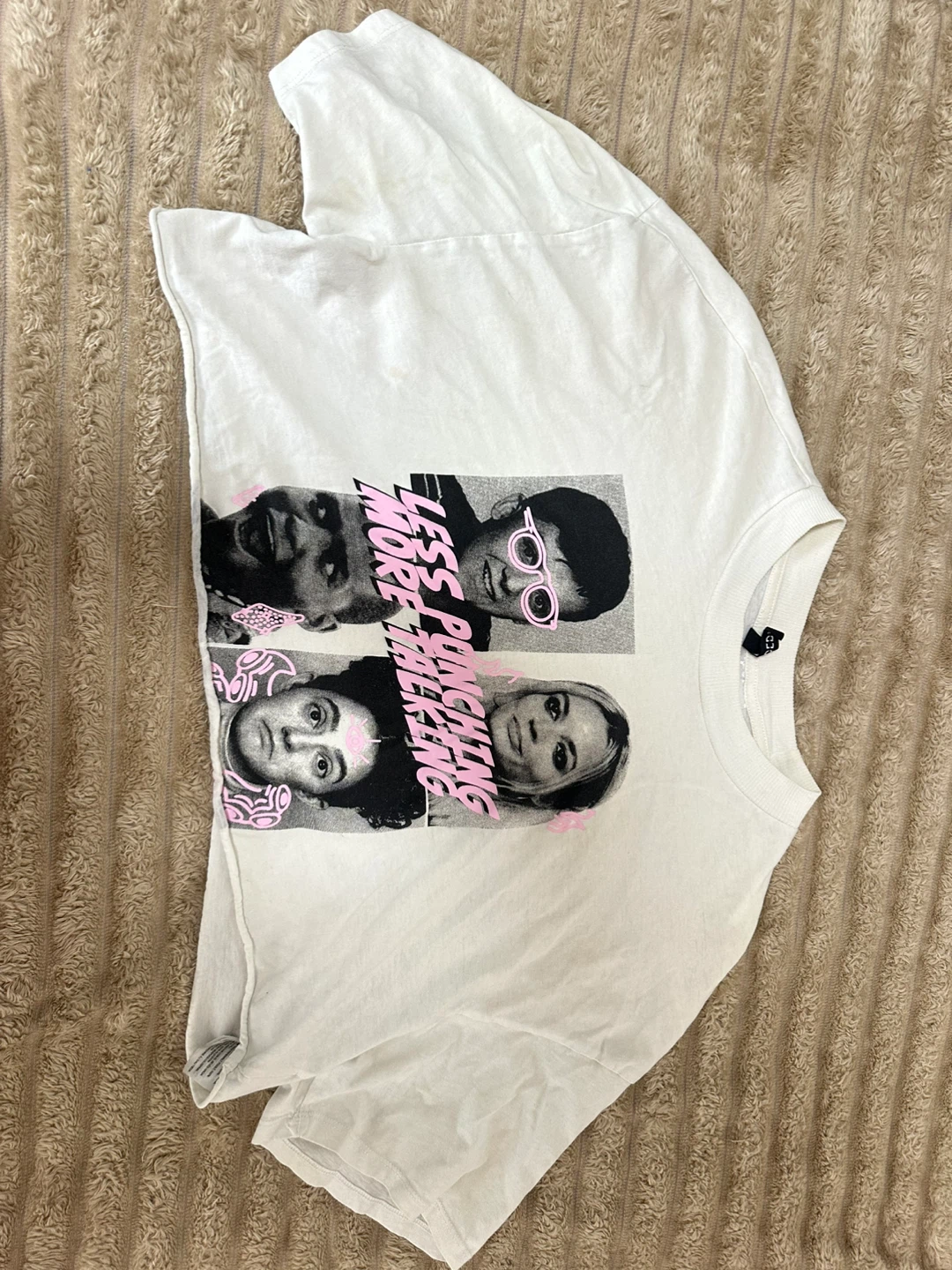Divided x Netflix Sex Education White Graphic Crop Top