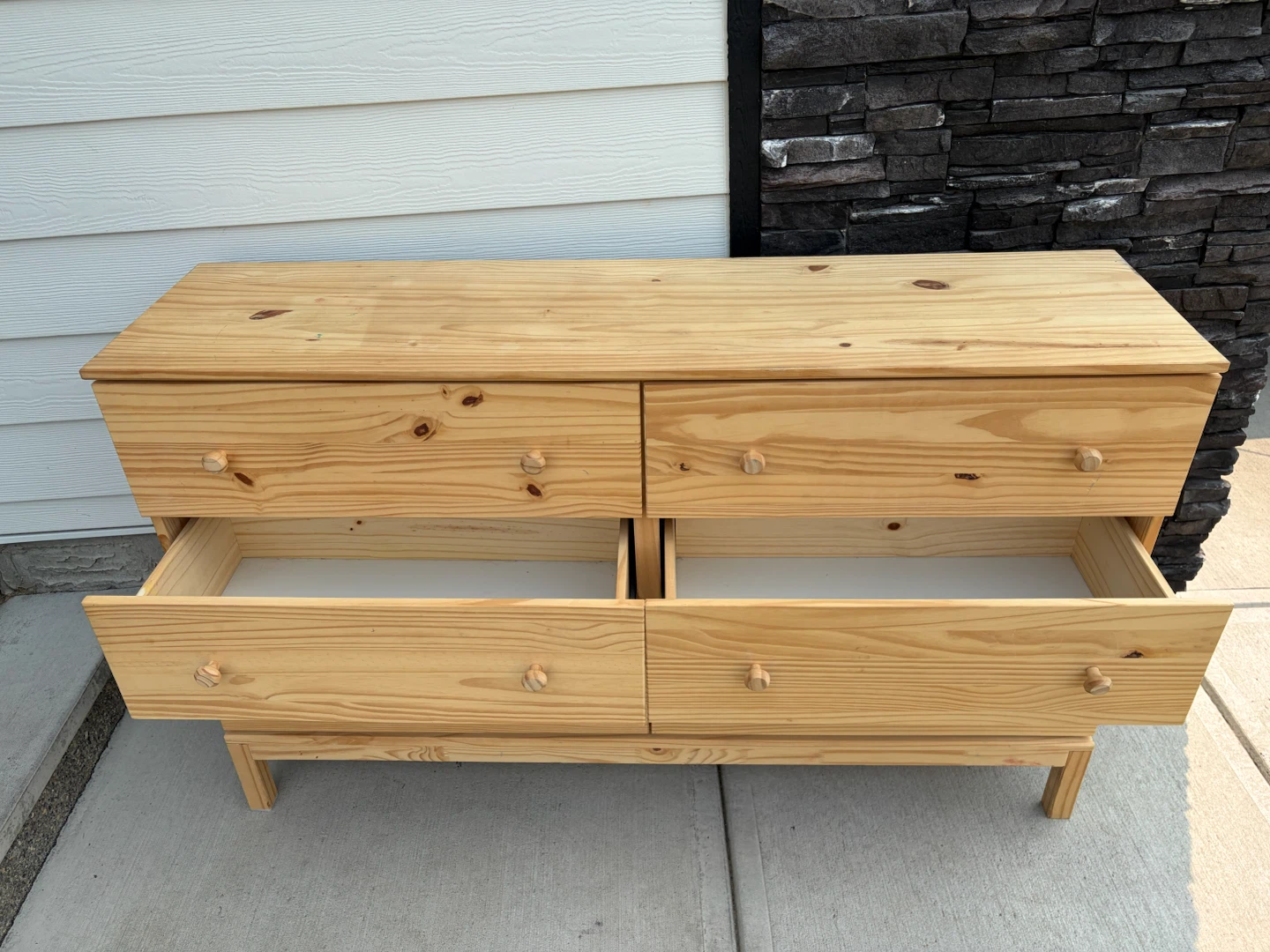 IKEA 6 drawer dresser in wooden - photo 3