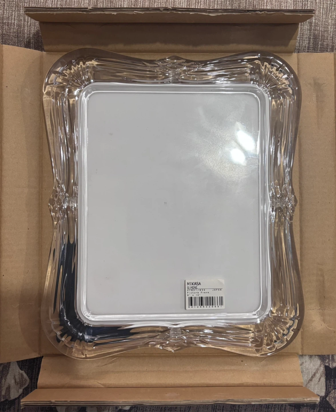 Mikasa Glass Picture Frame