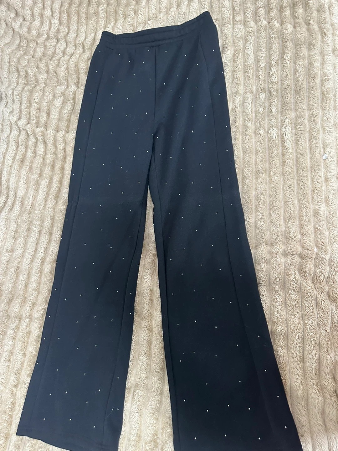 Love & Liberty Black Studded Wide Leg Pants