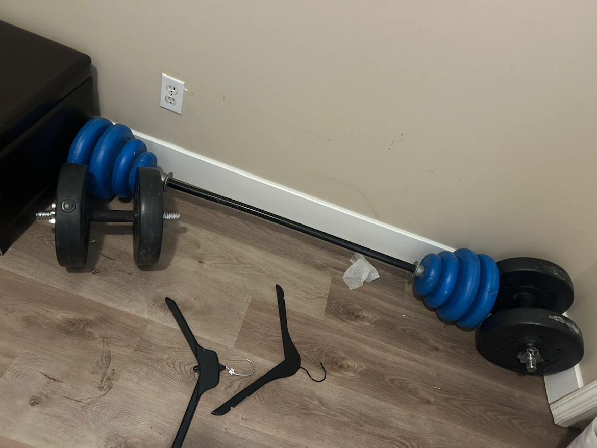 Adjustable Dumbbell and Barbell Set