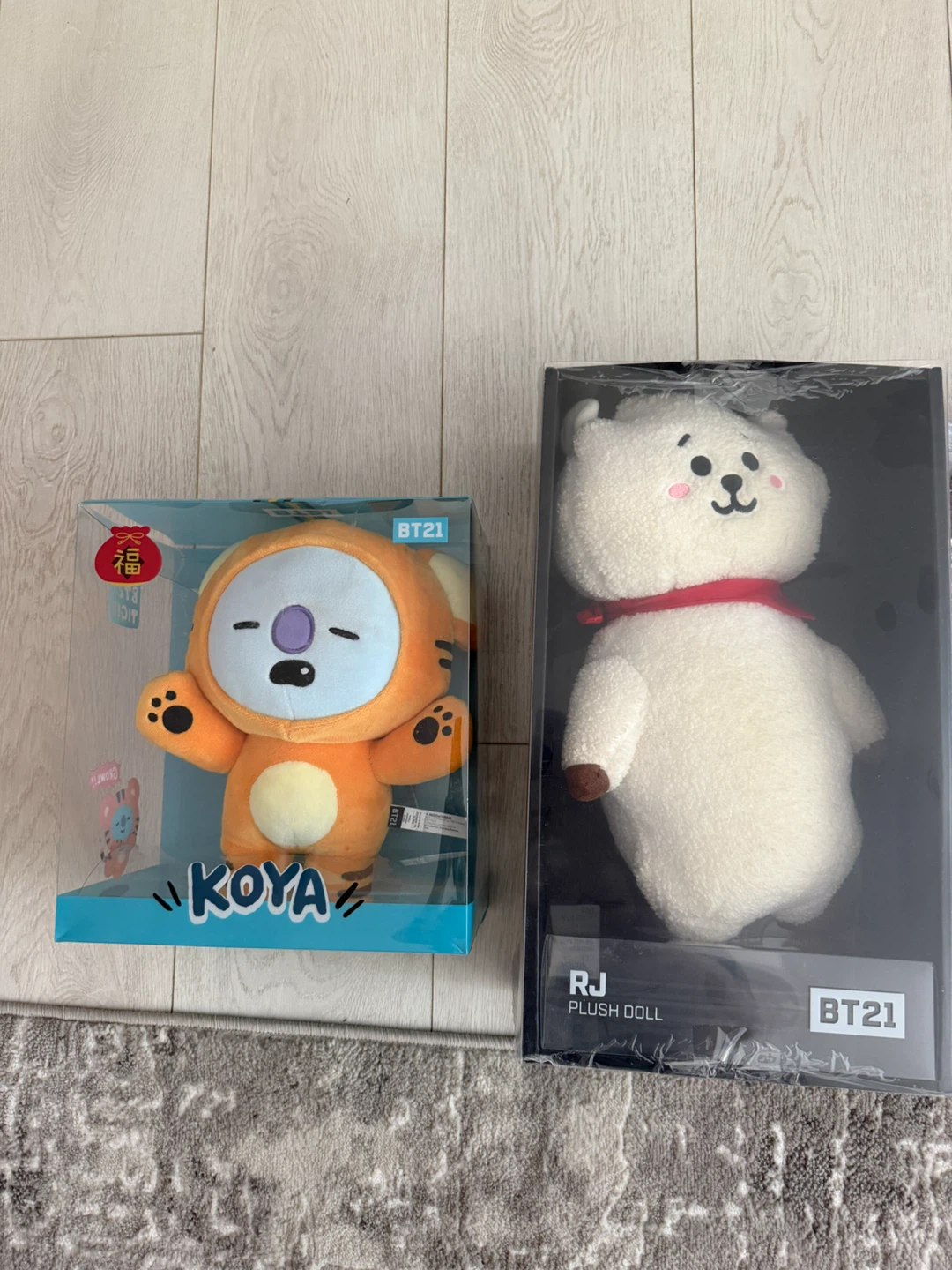 BT21 Koya & RJ Plush Dolls