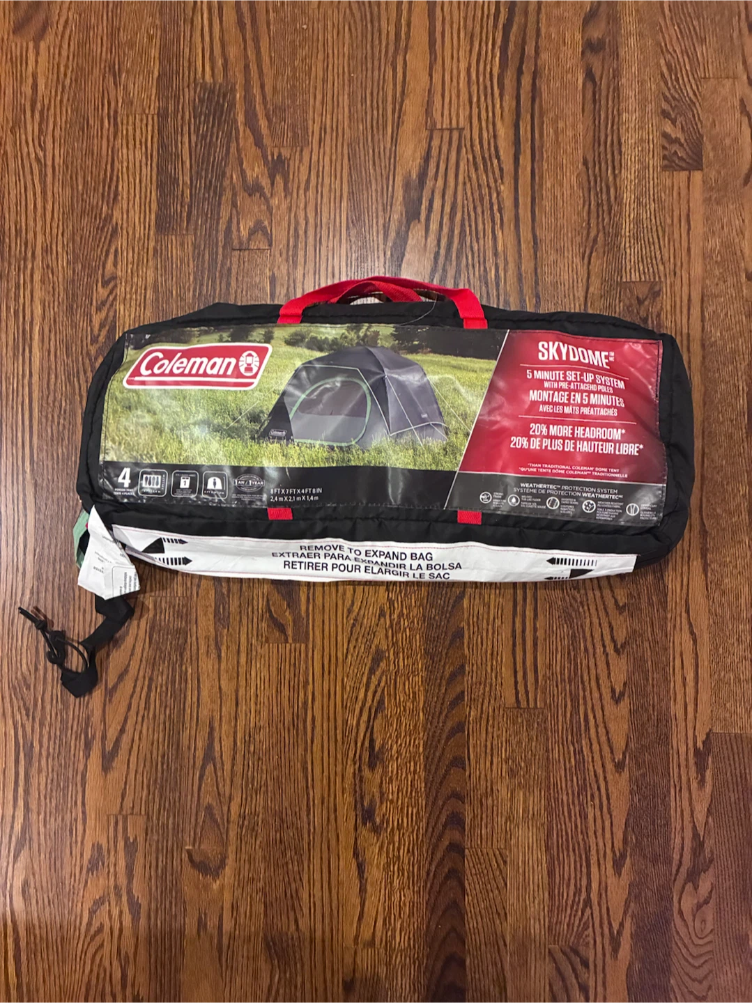 Coleman 4 Person Tent and Sleeping Bags