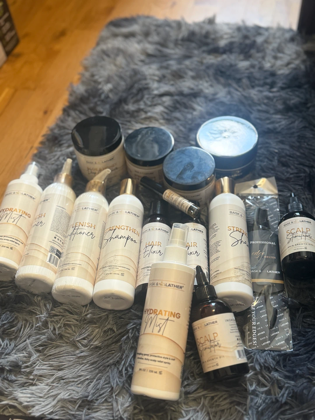 Bask & Lather Hair Care Products Lot