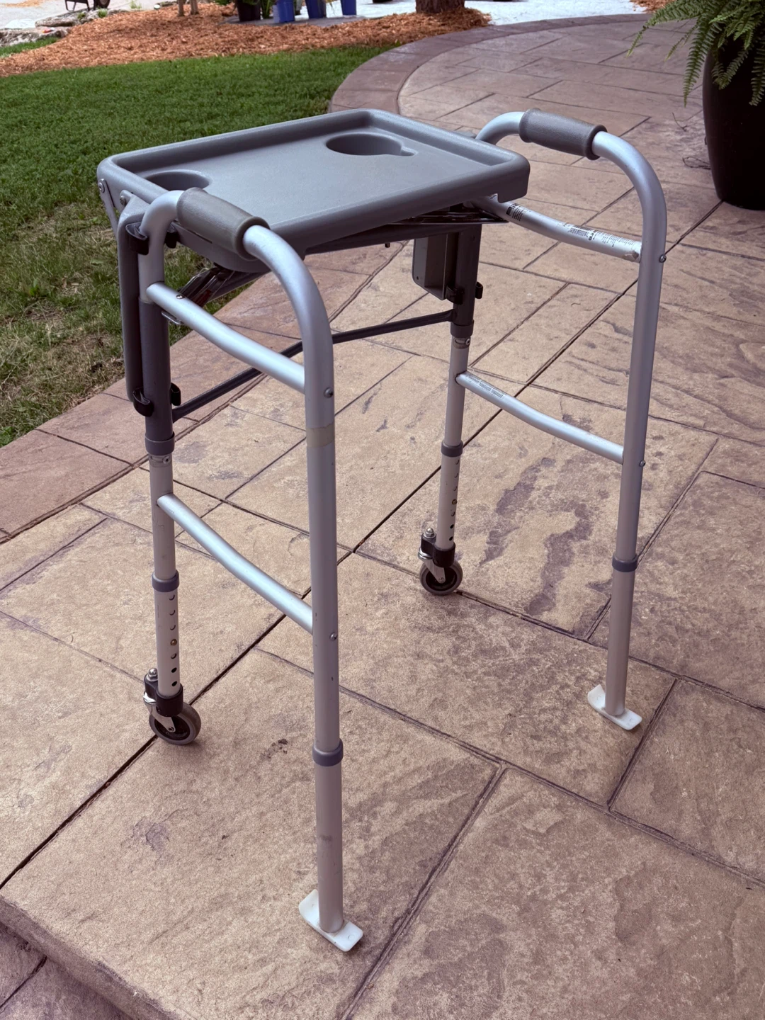 Folding Walker with Tray
