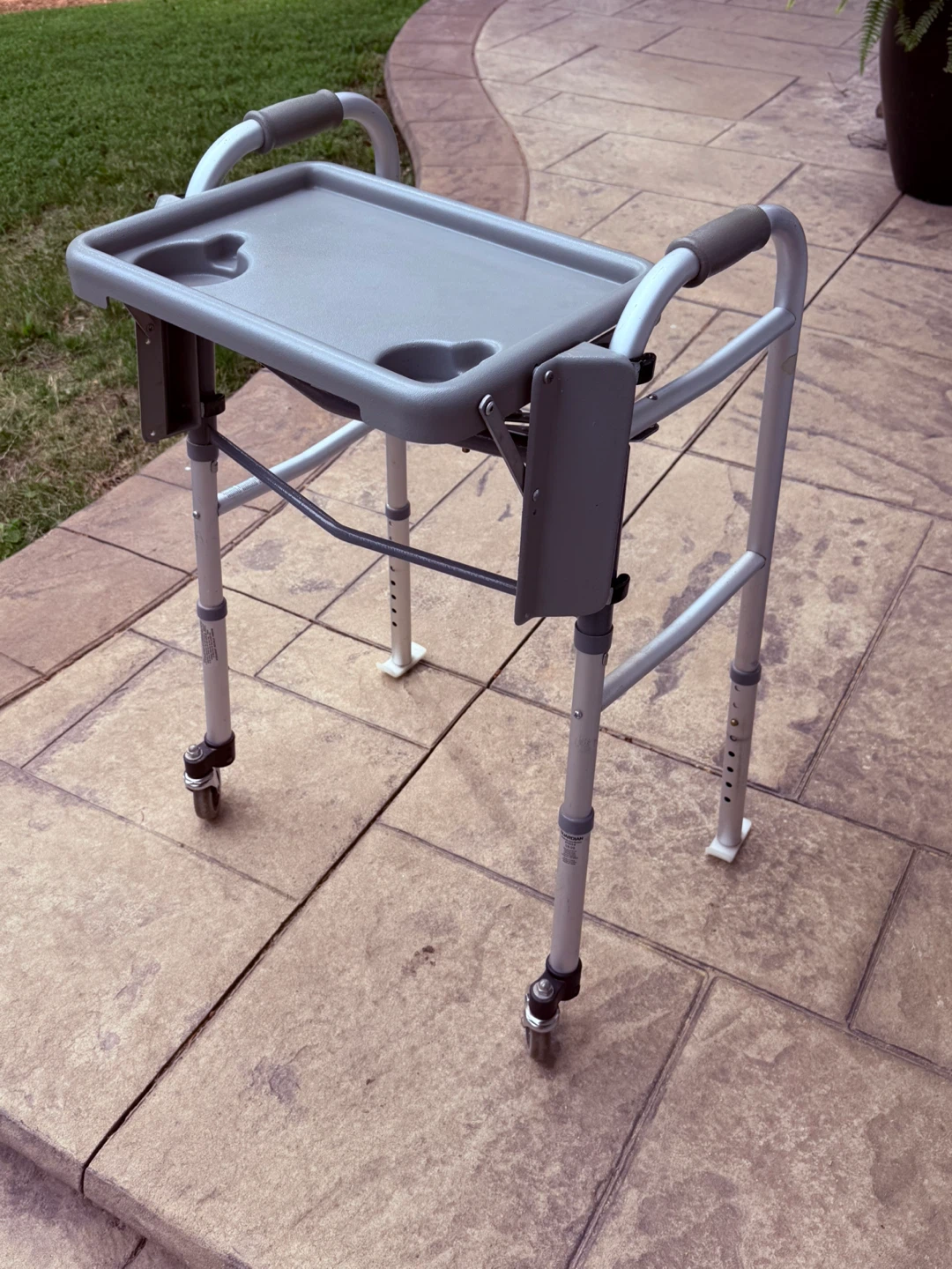 Folding Walker with Tray - photo 2