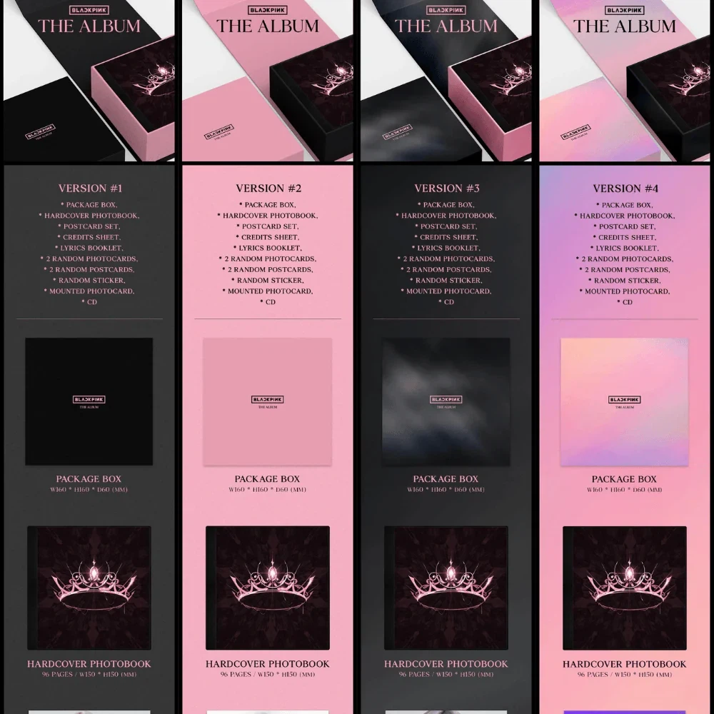 BLACKPINK THE ALBUM (FULL SET)