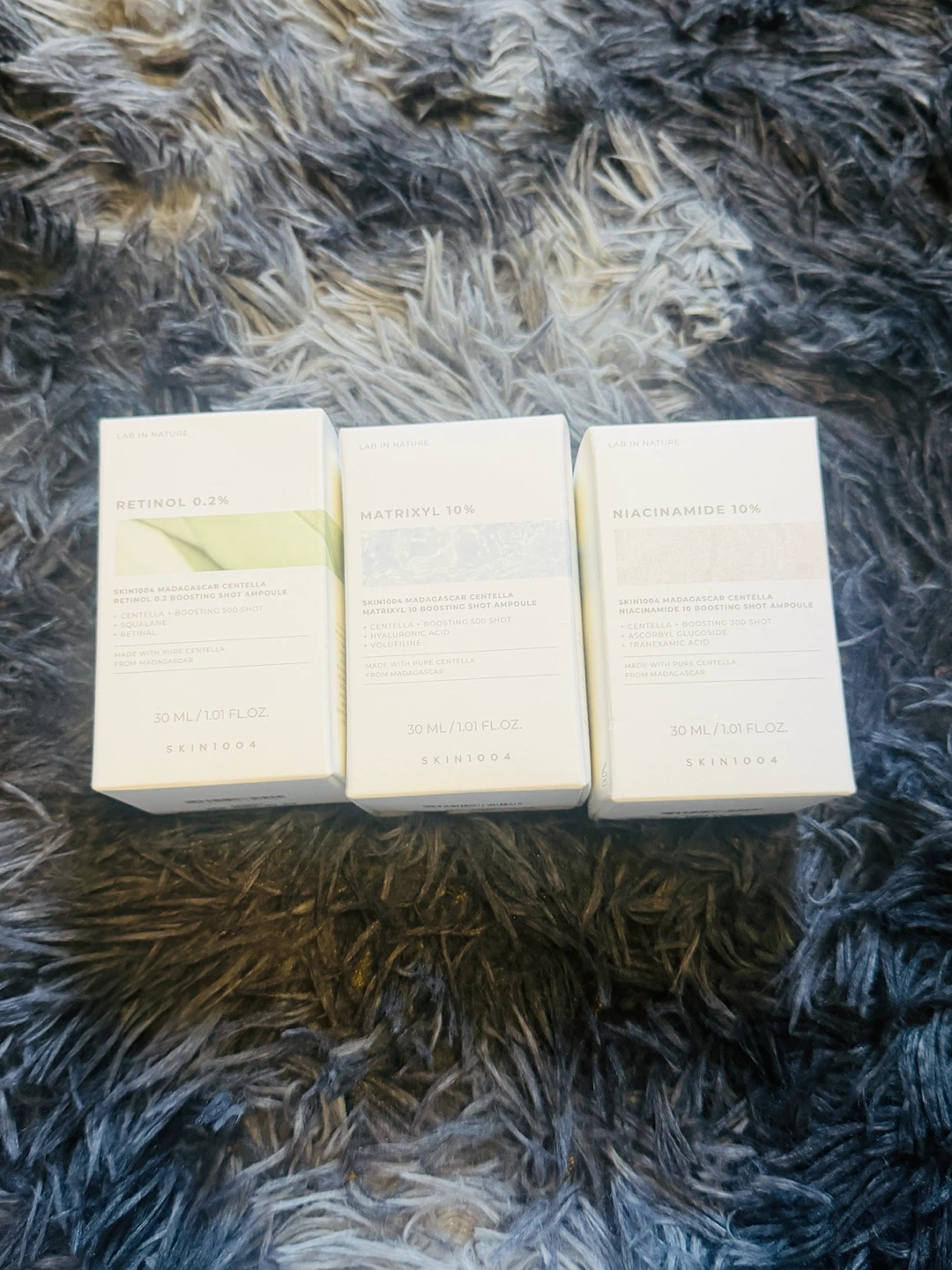 SKIN1004 Ampoule Set - Retinol, Matrixyl, Niacinamide