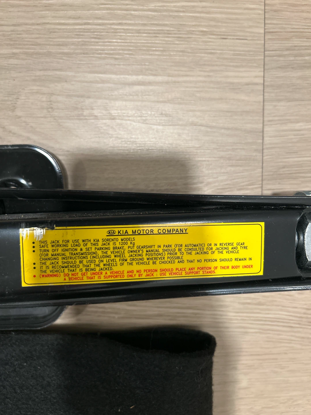 Kia Sorento Car Jack Kit 2011-2017 - photo 2