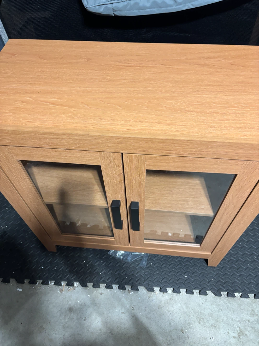 Side board Storage Cabinet with Glass Doors display - photo 3