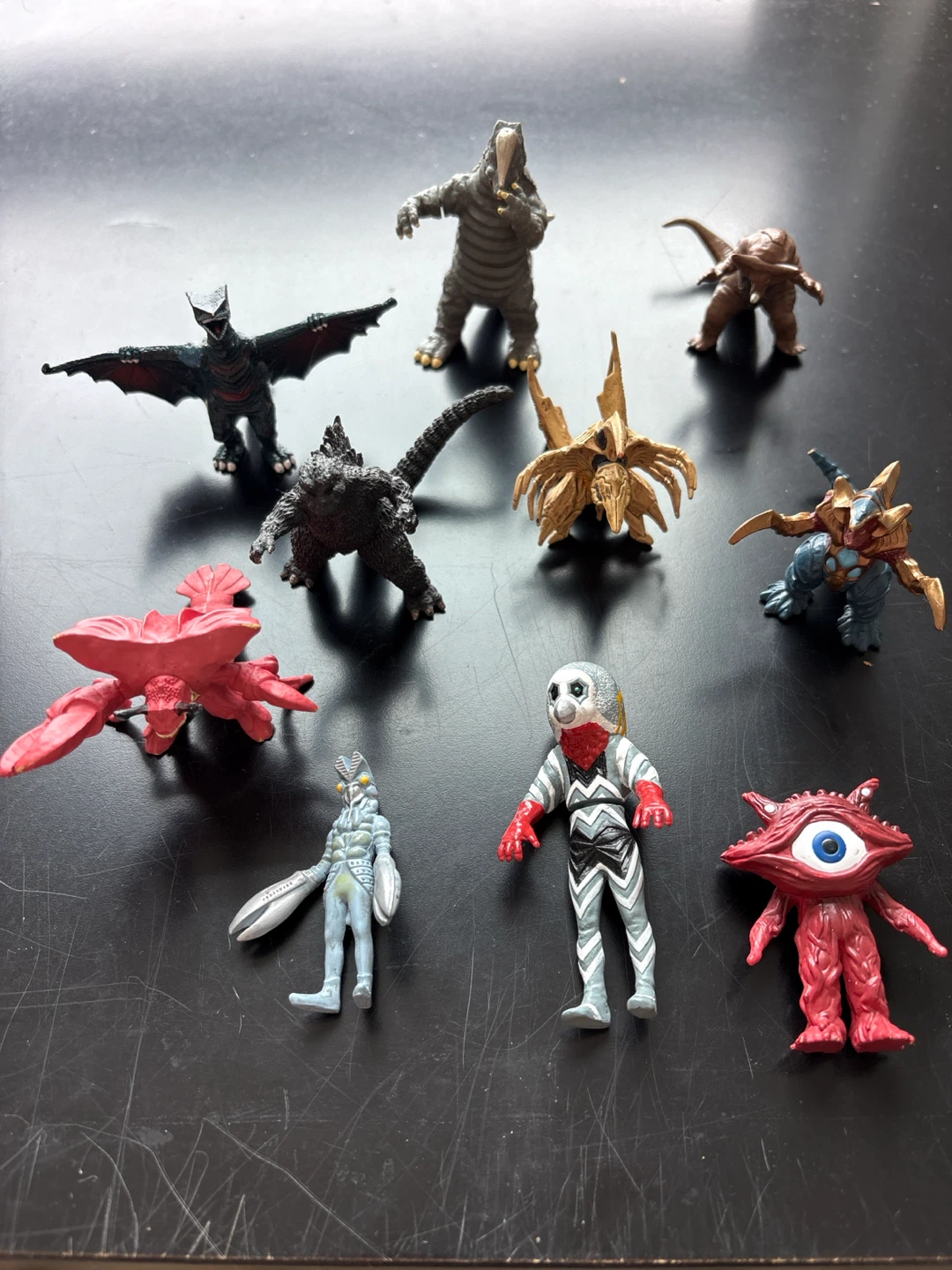 Lot of 9 Kaiju Monster Figurines