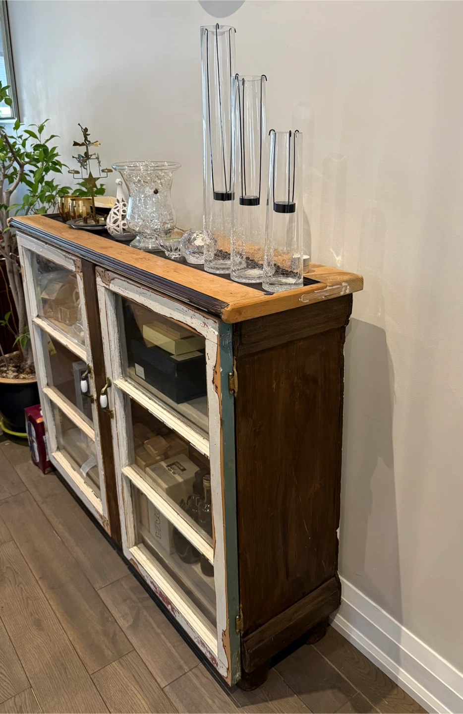 Rustic side cabinet