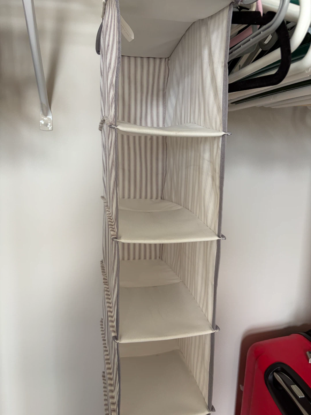 Hanging Closet Organizer with 9 Shelves