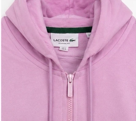 Lacoste Classic Fit Pink Hoodie - Size M - photo 4