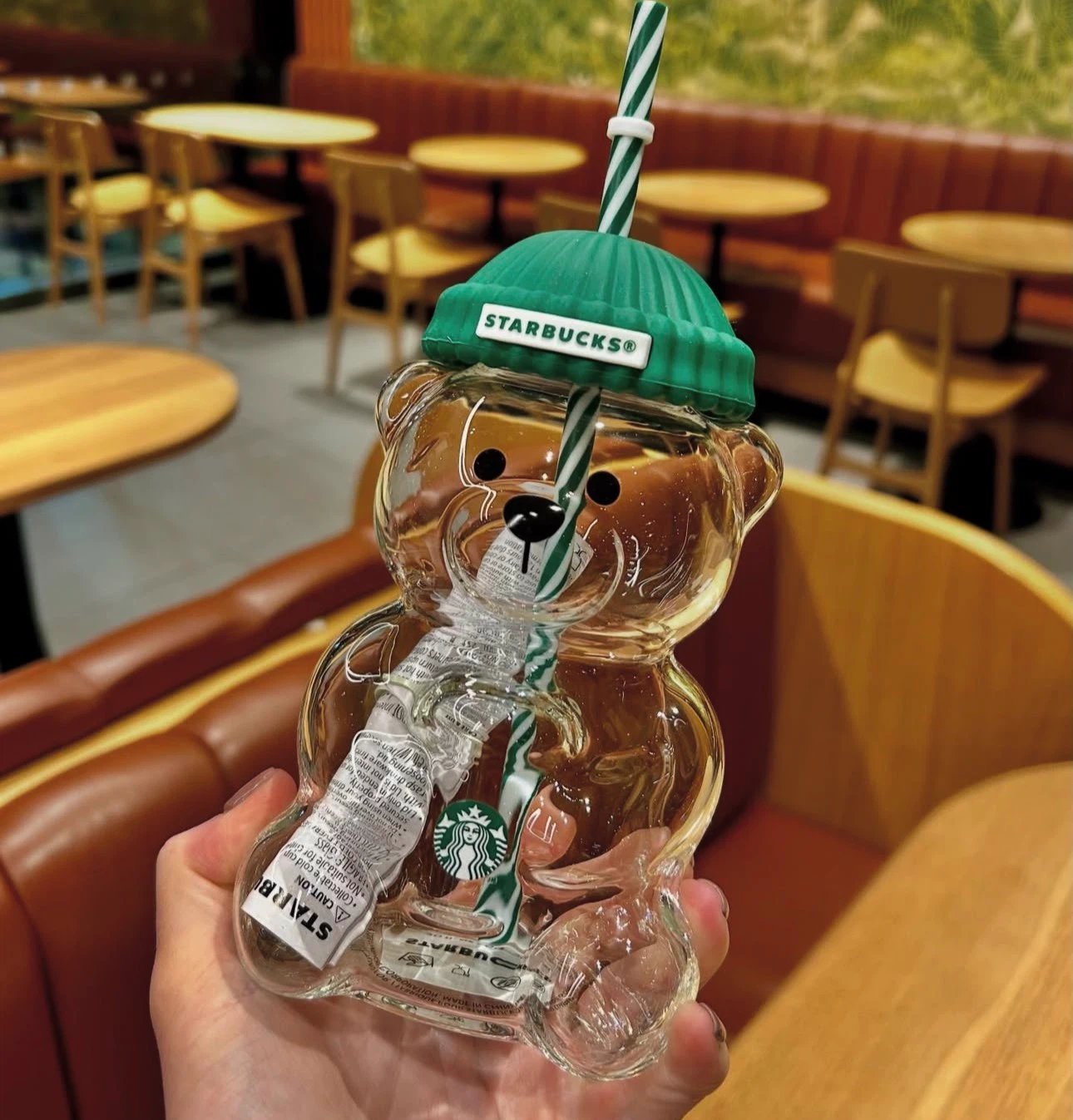 Starbucks Bear Tumbler with Straw