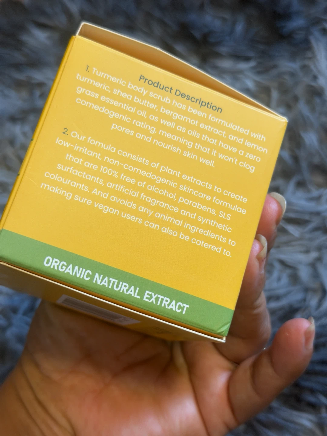 AMVital Natural Turmeric Body Scrub 220g / 7.8 oz - photo 2