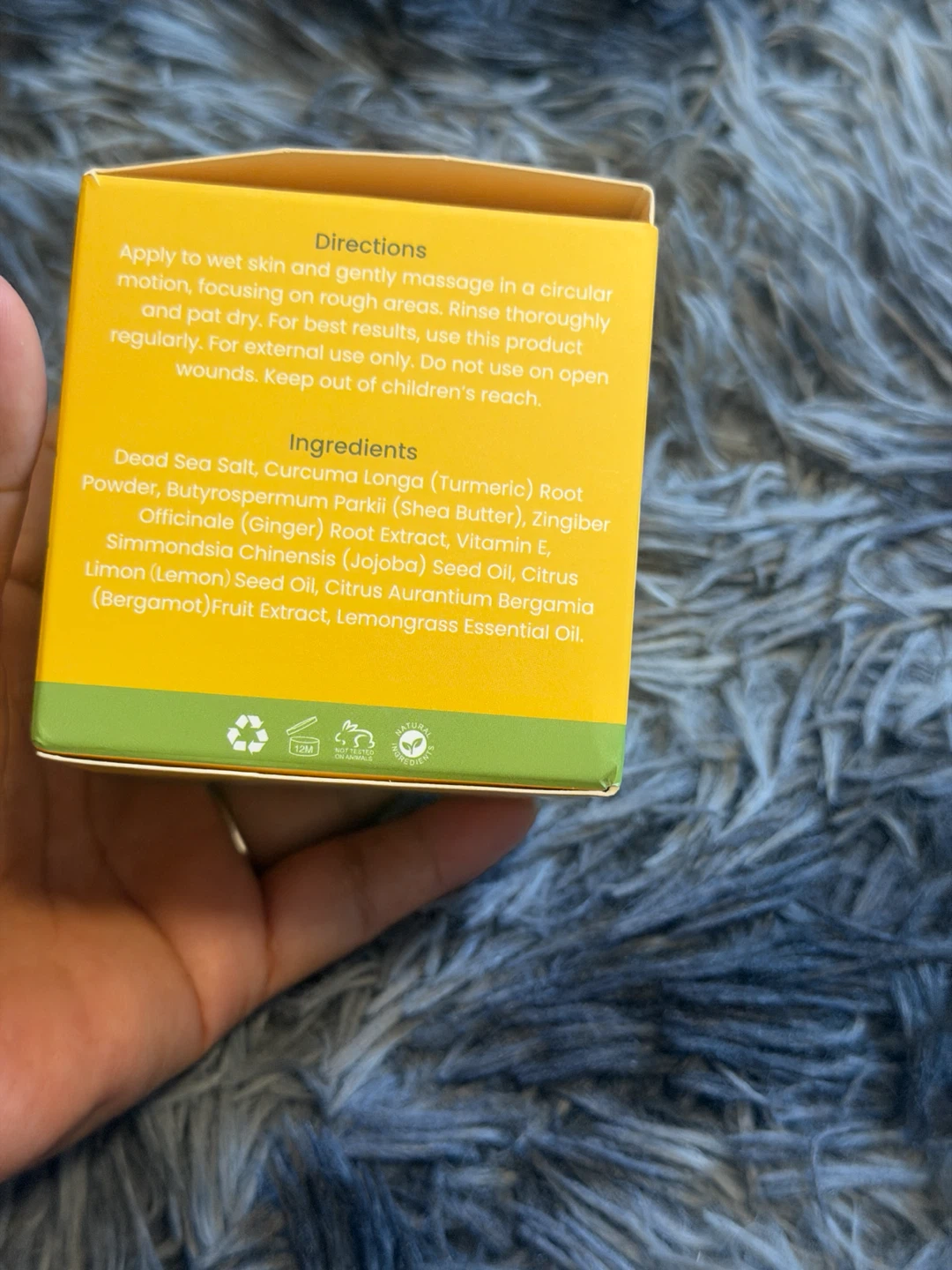 AMVital Natural Turmeric Body Scrub 220g / 7.8 oz - photo 3