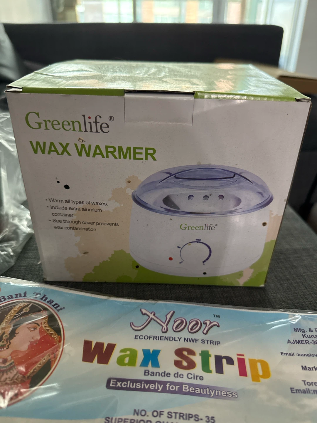 Greenlife Wax Warmer with Ayur Hot Wax and Noor Wax Strips - photo 2