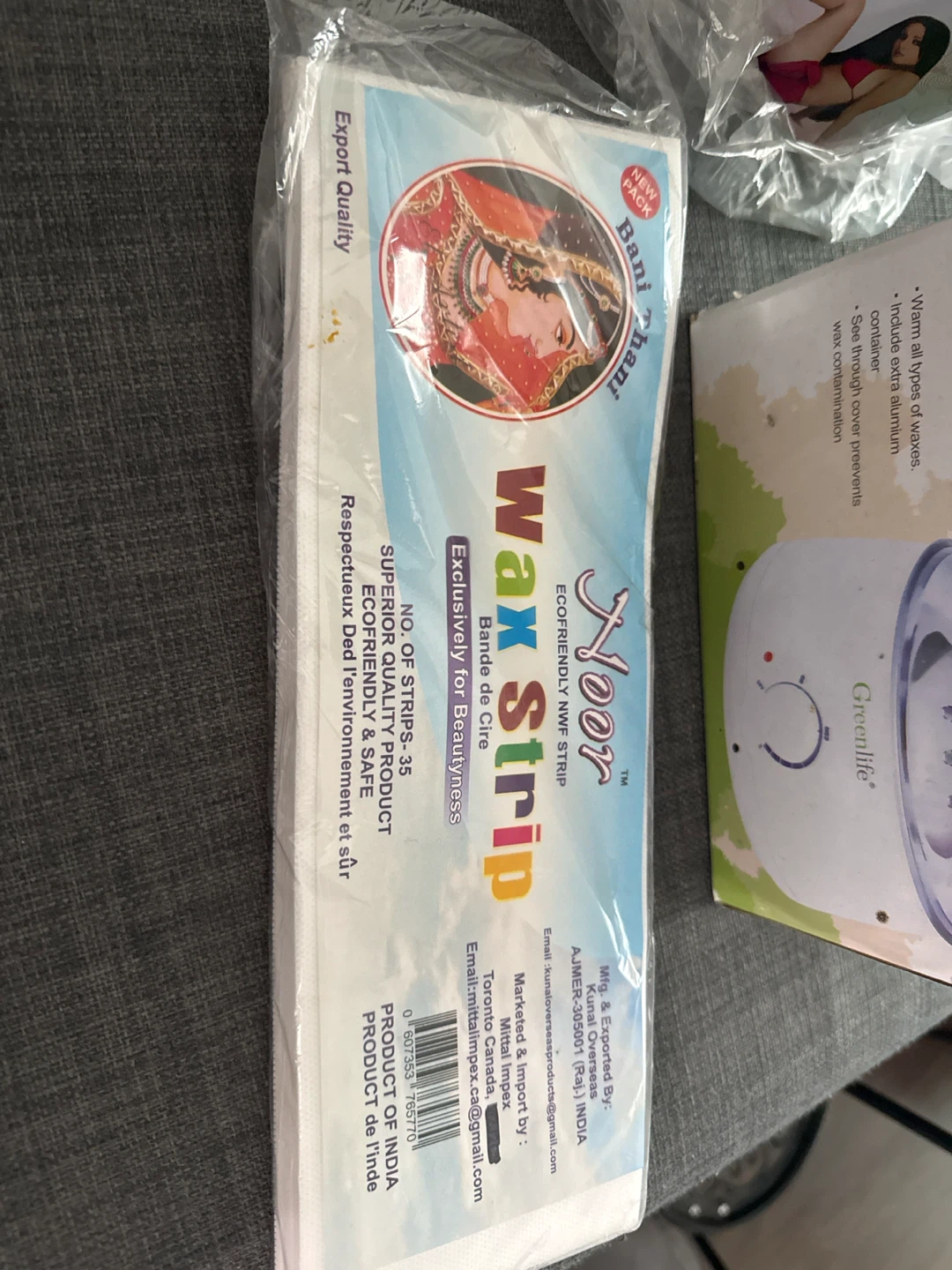 Greenlife Wax Warmer with Ayur Hot Wax and Noor Wax Strips - photo 3