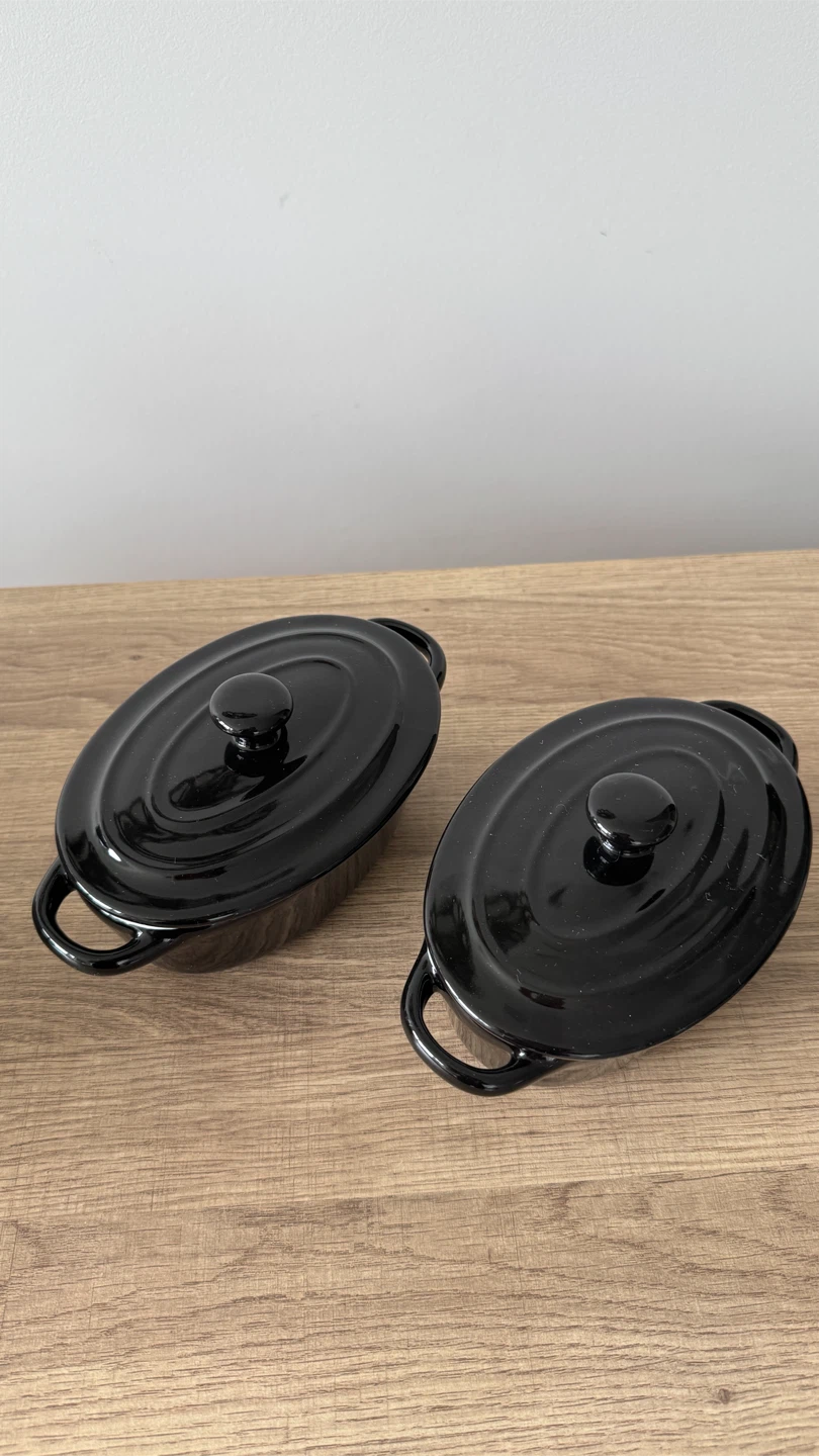 Denby 1809 Black Oval Ramekins - Set of 2 - photo 2