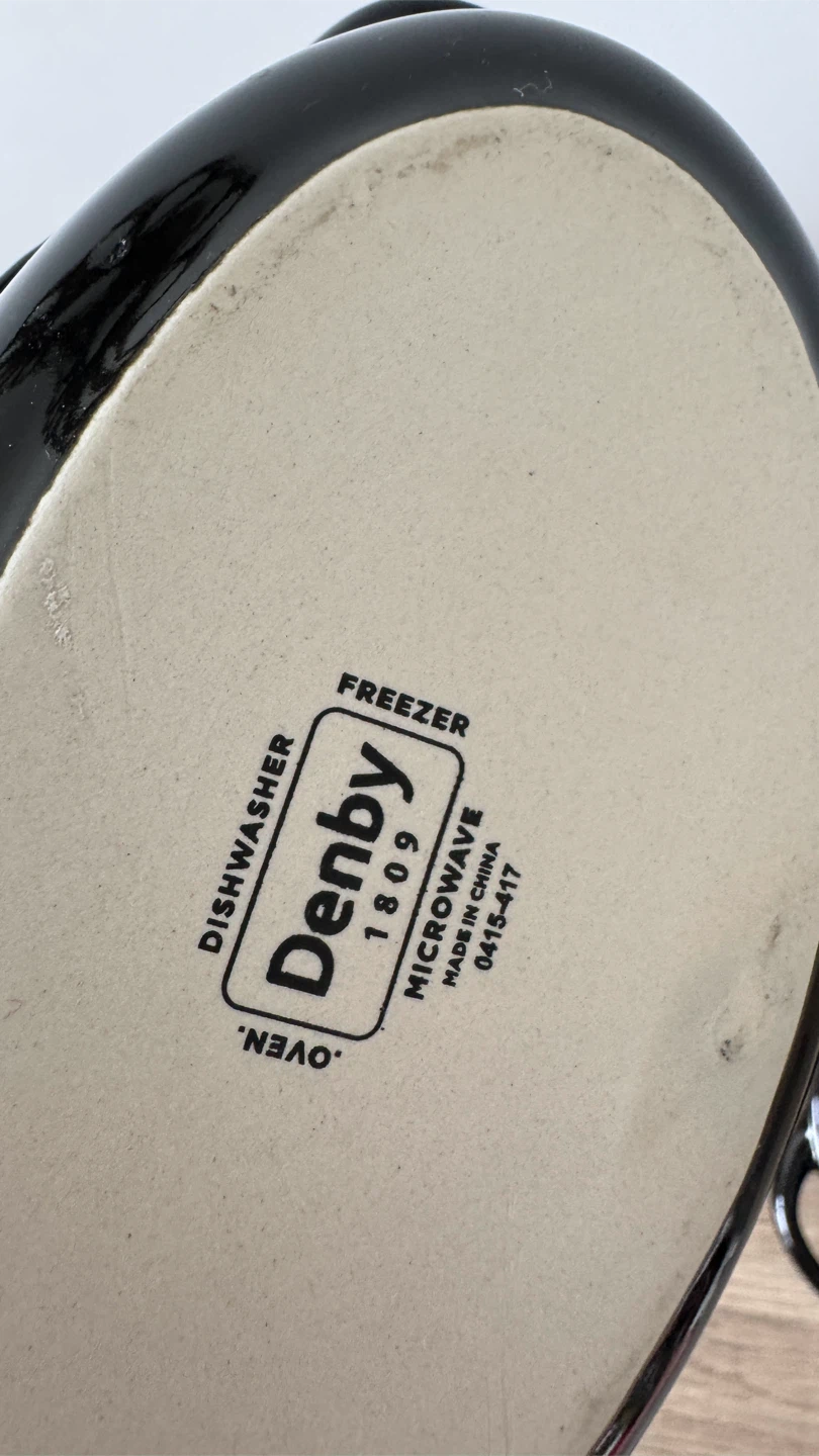 Denby 1809 Black Oval Ramekins - Set of 2 - photo 3