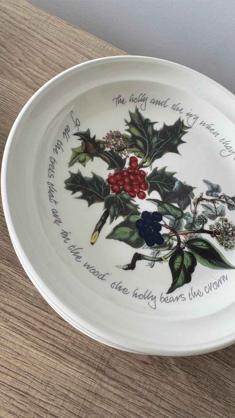 Holly and Ivy Decorative Plates Set - photo 3