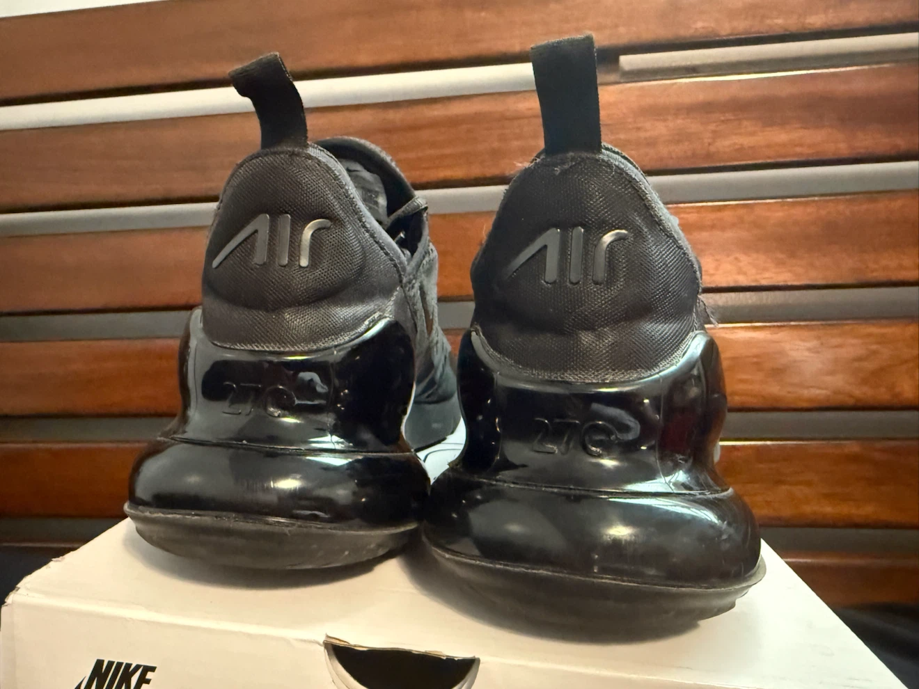 Nike Air Max 270 “Triple Black” Size 12 | Pre-Owned | Authentic - photo 4