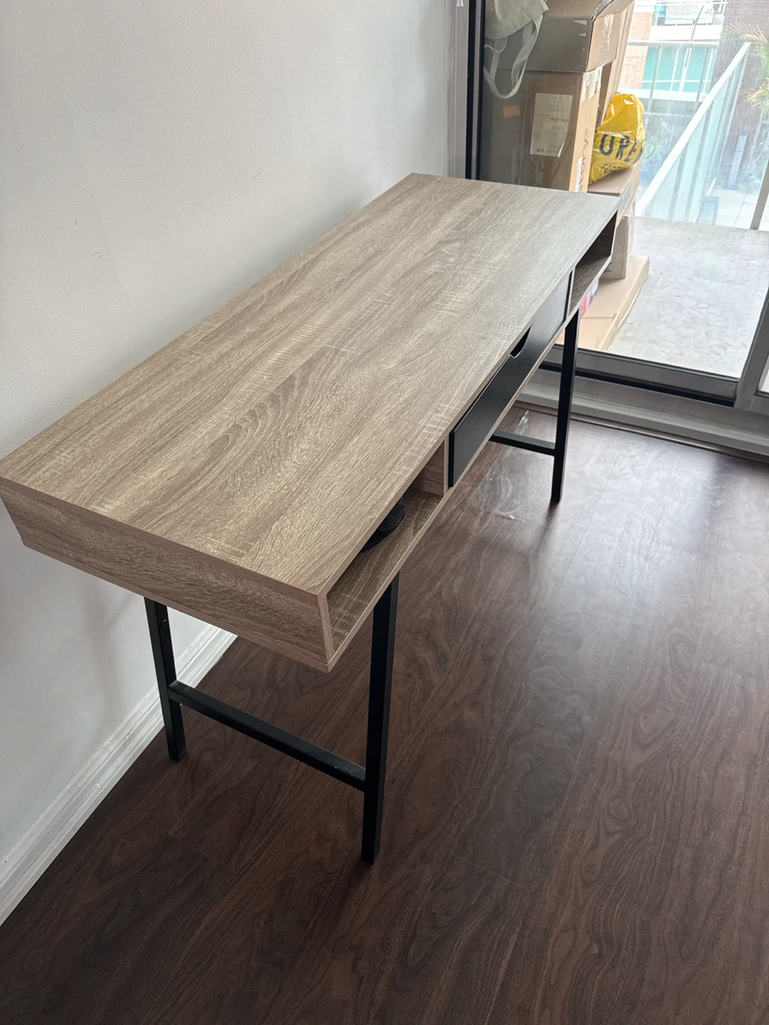 Wooden Desk with Drawer ( JYSK ABBETVED) - photo 2