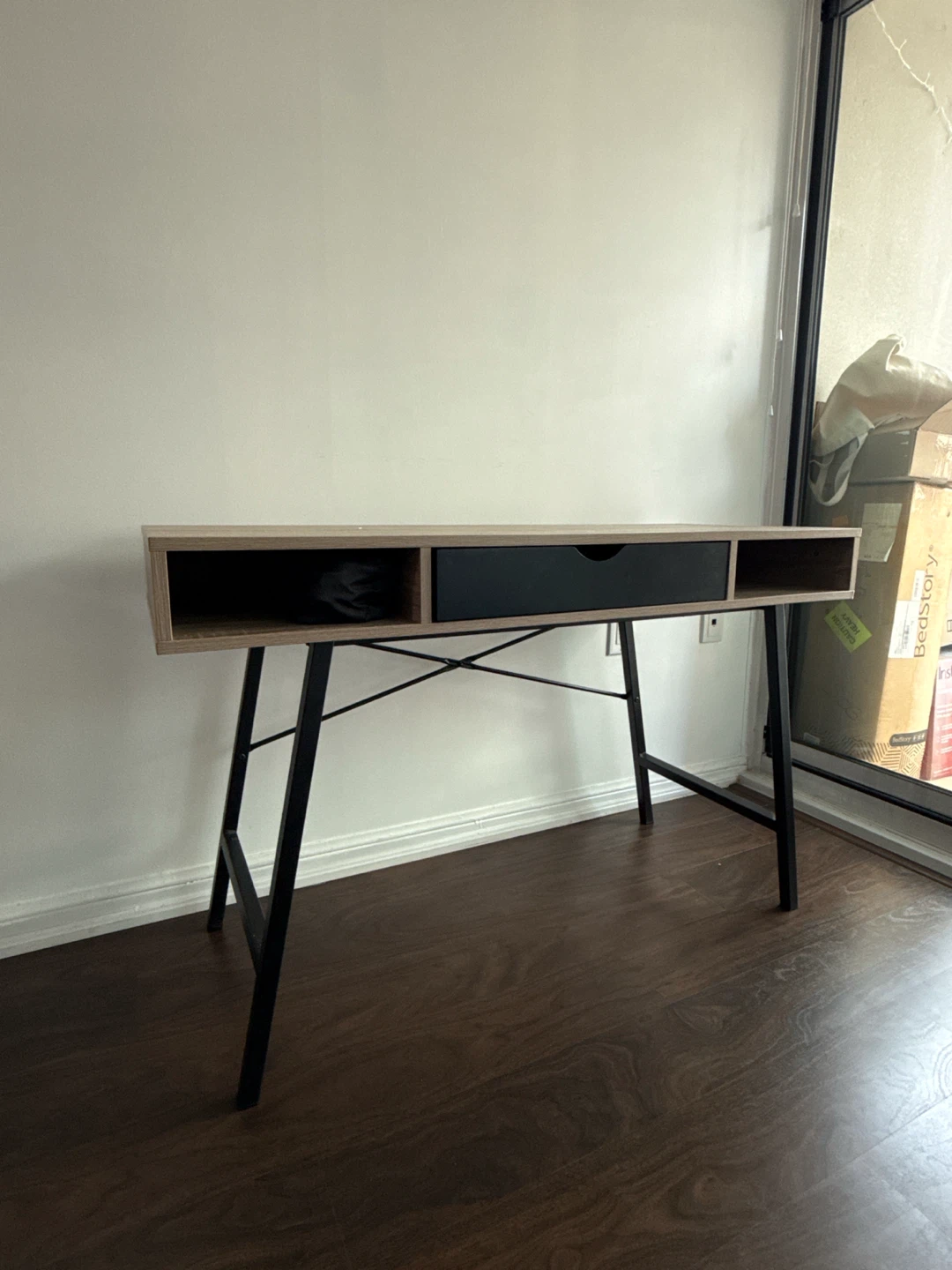 Wooden Desk with Drawer ( JYSK ABBETVED) - photo 3