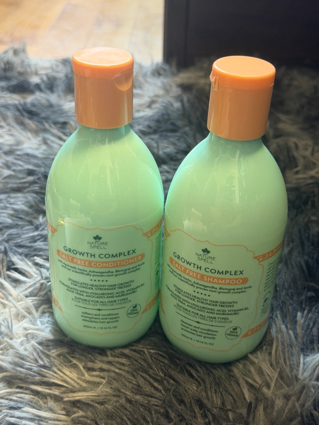 Nature Spell Growth Complex Salt Free Shampoo & Conditioner Set