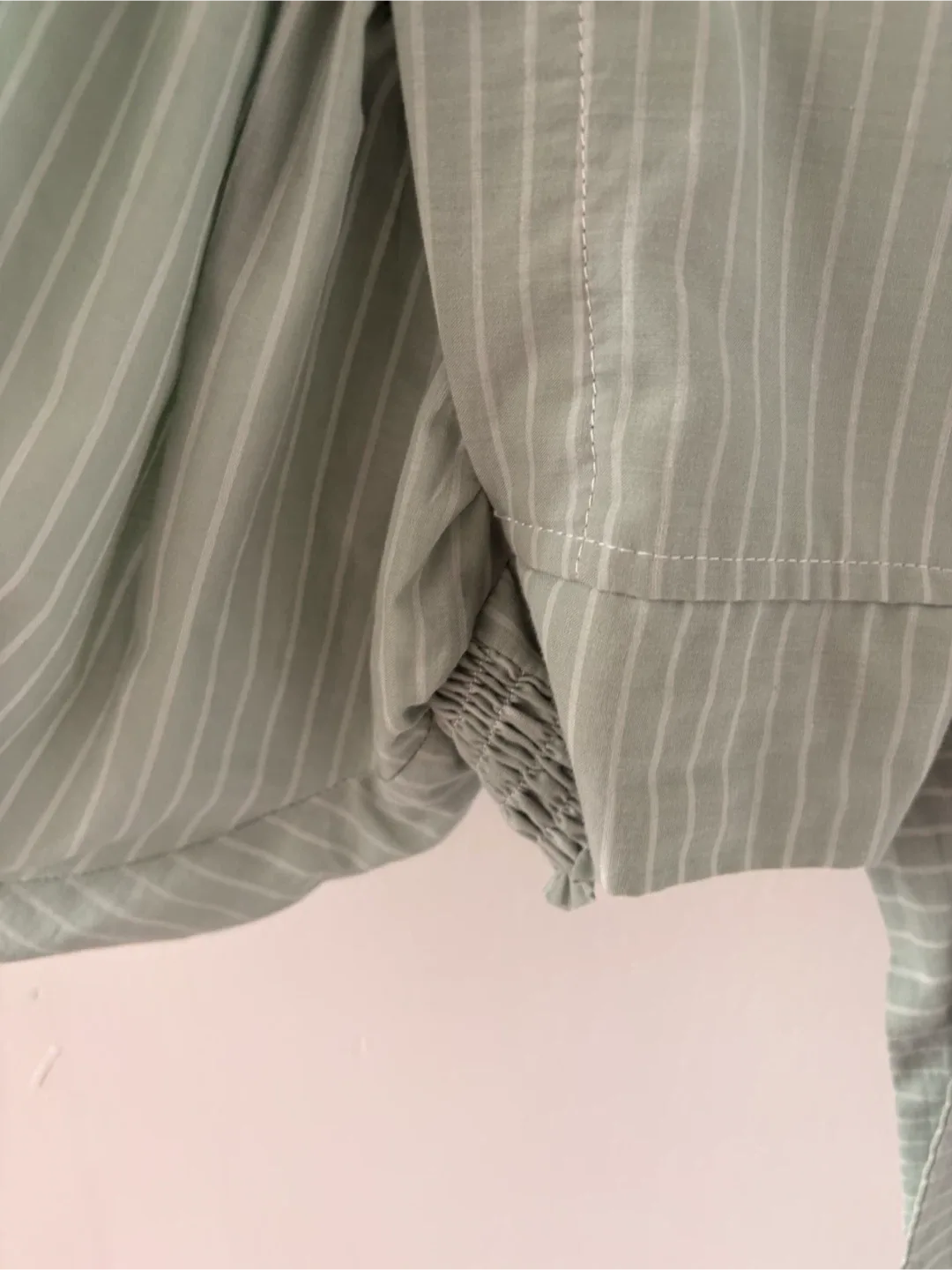 Superdry Striped Puff Sleeve Crop Top - photo 3