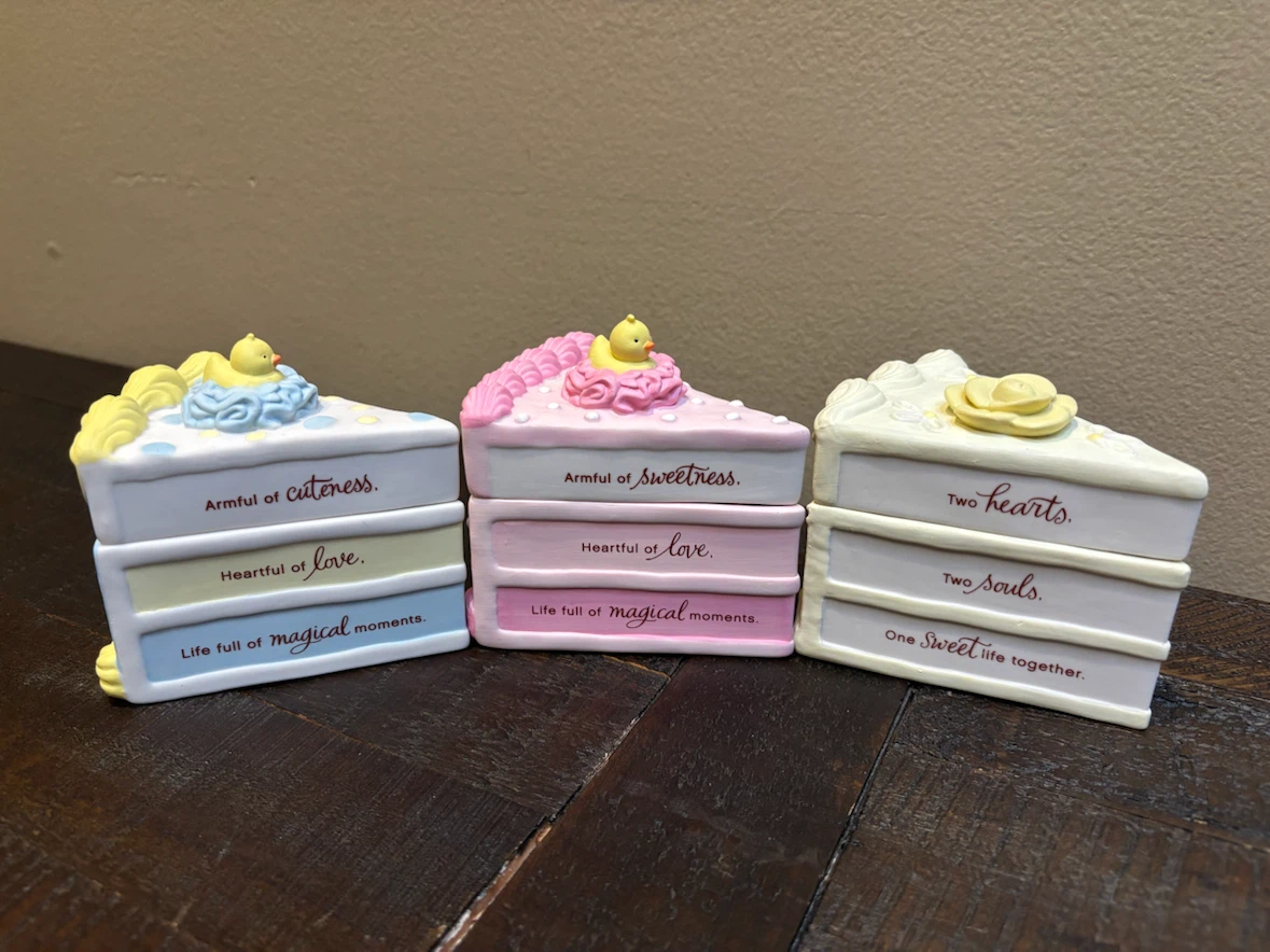 $20all~ Set of 6 Hallmark Trinket Boxes - photo 5