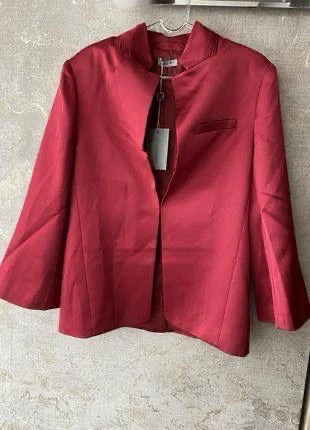 Hunkydory Red Satin Blazer – Size M - photo 2