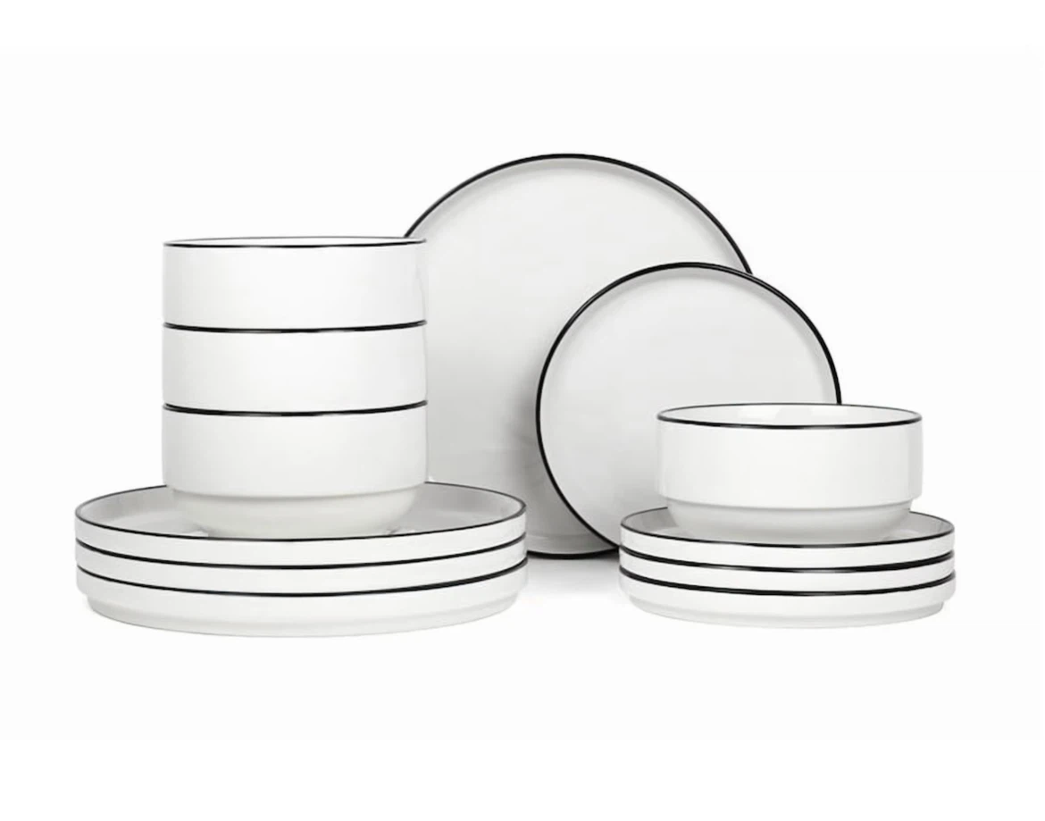 12pc dinnerware set new