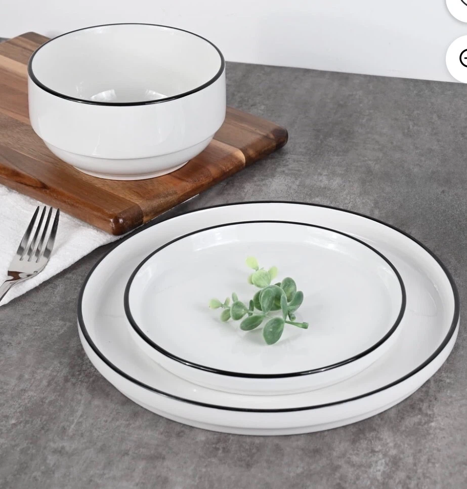12pc dinnerware set new - photo 3