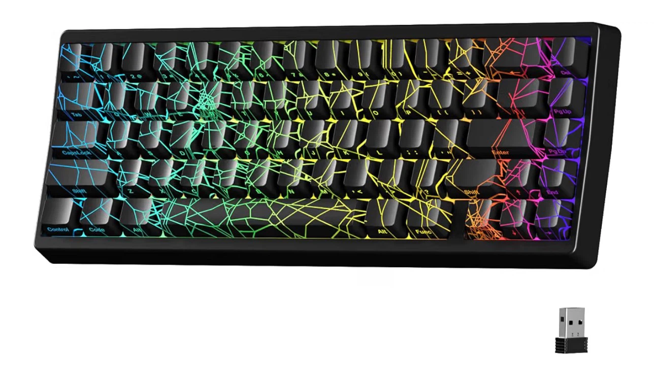 HITIME x XVX M67 60% Percent Keyboard Wireless, QMK/